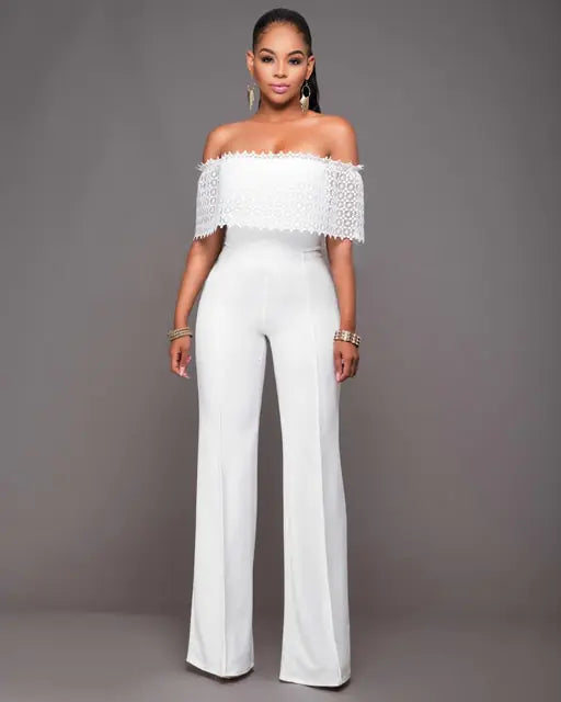 Charlotte Cropped Top + Long Trousers Set