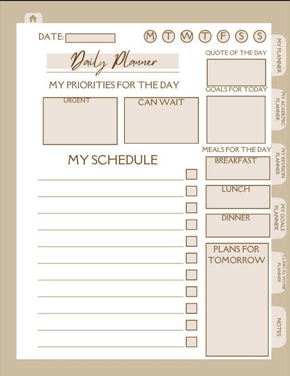 Digital Student Nurse Planner