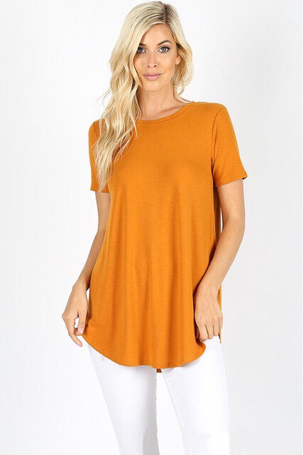 Mustard Short Sleeve