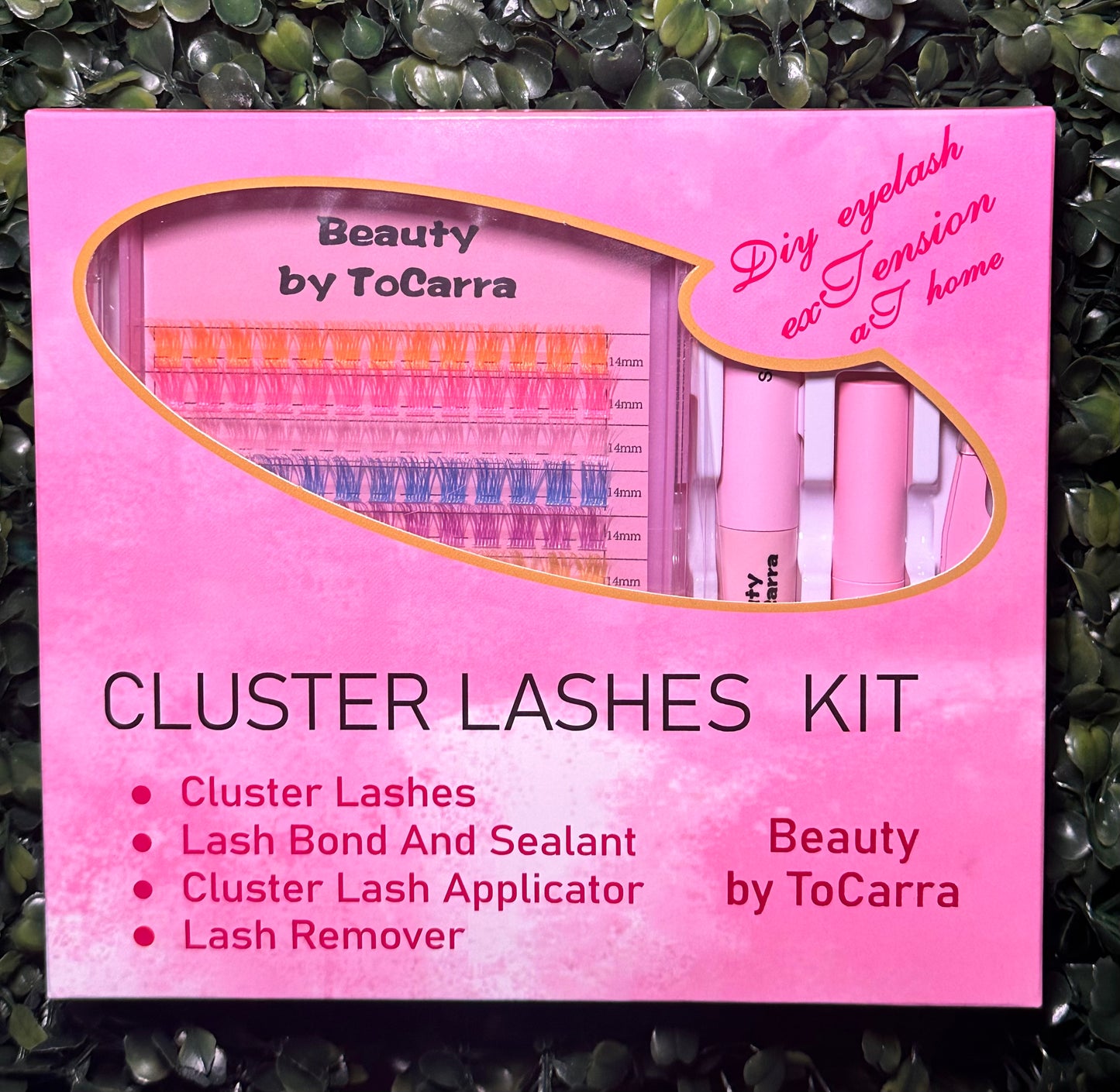 Colored DIY Cluster Lash Kit