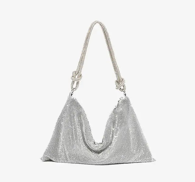 Night Out Crystal Dinner Shoulder Bag