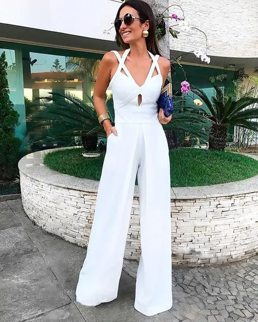 Charlotte Cropped Top + Long Trousers Set