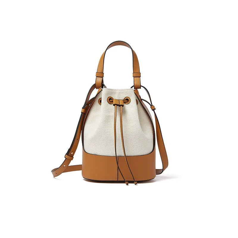 Coco Large-Volume Bucket Shoulder Handbag