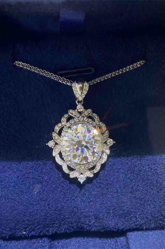 5 Carat Moissanite 925 Sterling Silver Necklace